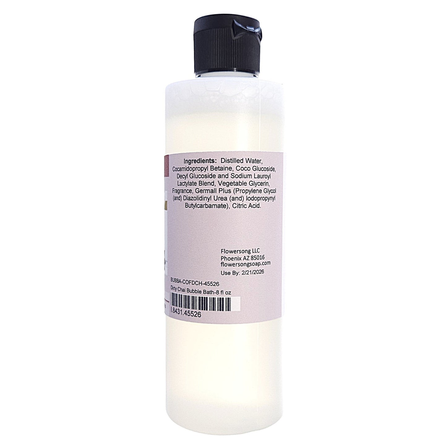 Dirty Chai Bubble Bath (8 ounce) - Phthalate Free Fragrance