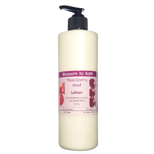 Plum Cherry Wood Lotion (16 ounce) - Phthalate Free Fragrance