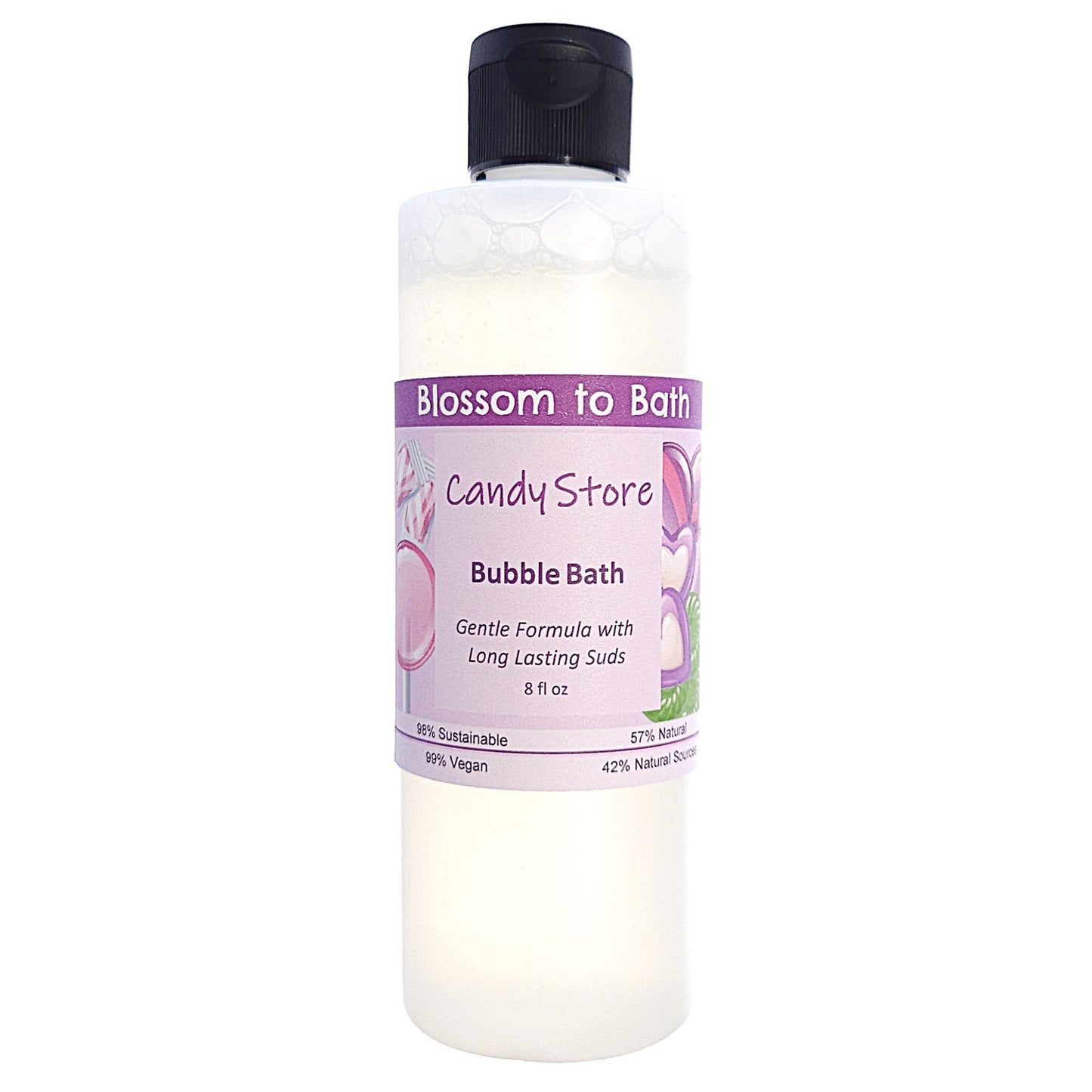 Candy Store Bubble Bath (8 ounce) - Phthalate Free Fragrance