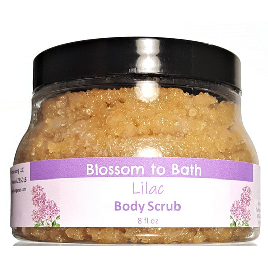 Lilac Body Scrub (8 Ounce) - Phthalate Free Fragrance