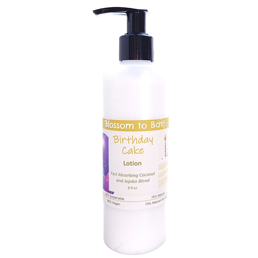 Birthday Cake Lotion (8 Ounce) - Natural Fragrance