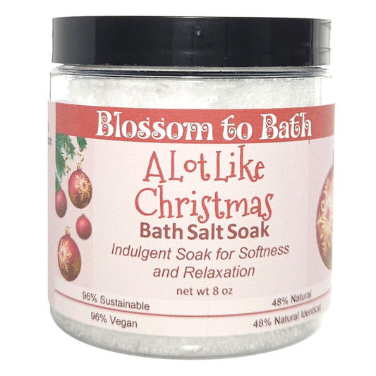 A Lot Like Christmas Bath Salt Soak (8 ounce) - Phthalate Free Fragrance