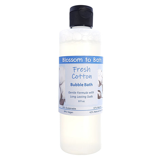 Fresh Cotton Bubble Bath (8 ounce) - Phthalate Free Fragrance