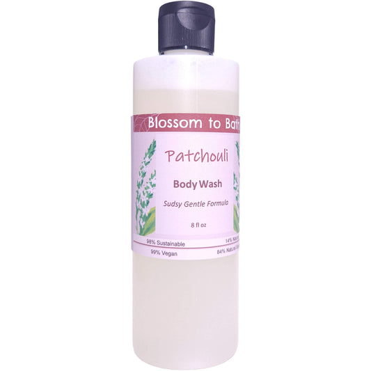 Patchouli Body Wash (8 Ounce) - Pure Essential Oil Fragrance