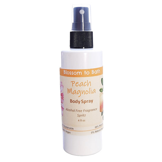 Peach Magnolia Body Spray (4 Ounce) - Phthalate Free Fragrance