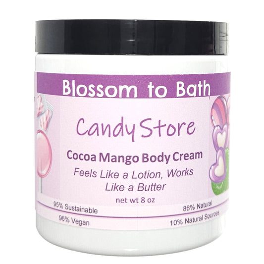 Candy Store Cocoa Mango Body Cream (8 Ounce) - Phthalate Free Fragrance