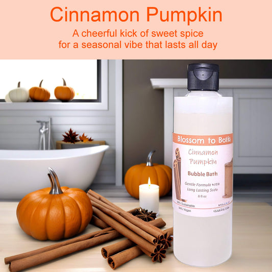 Cinnamon Pumpkin Bubble Bath (8 ounce) - Phthalate Free Fragrance