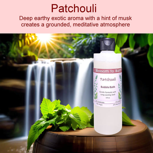 Patchouli Bubble Bath (8 ounce) - Pure Essential Oil Fragrance