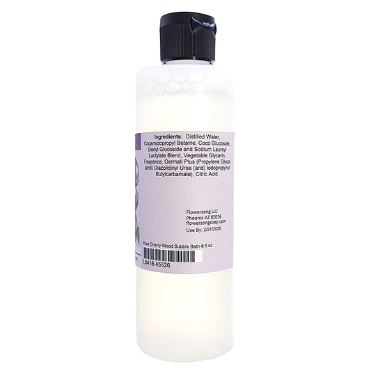 Plum Cherry Wood Bubble Bath (8 ounce) - Phthalate Free Fragrance