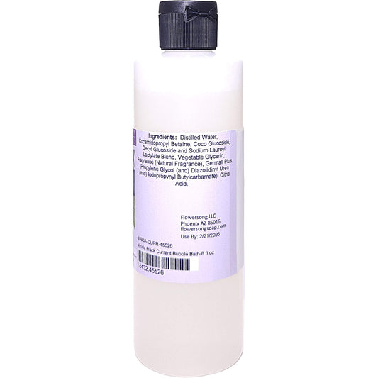 Vanilla Black Currant Bubble Bath (8 ounce) - Natural Fragrance