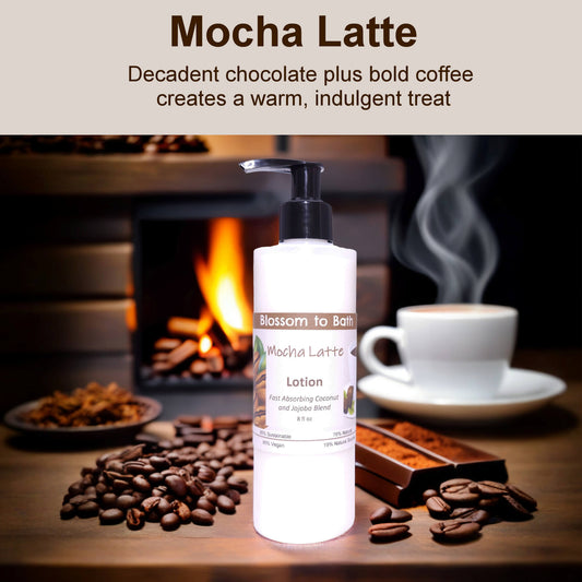 Mocha Latte Lotion (8 Ounce) - Phthalate Free Fragrance