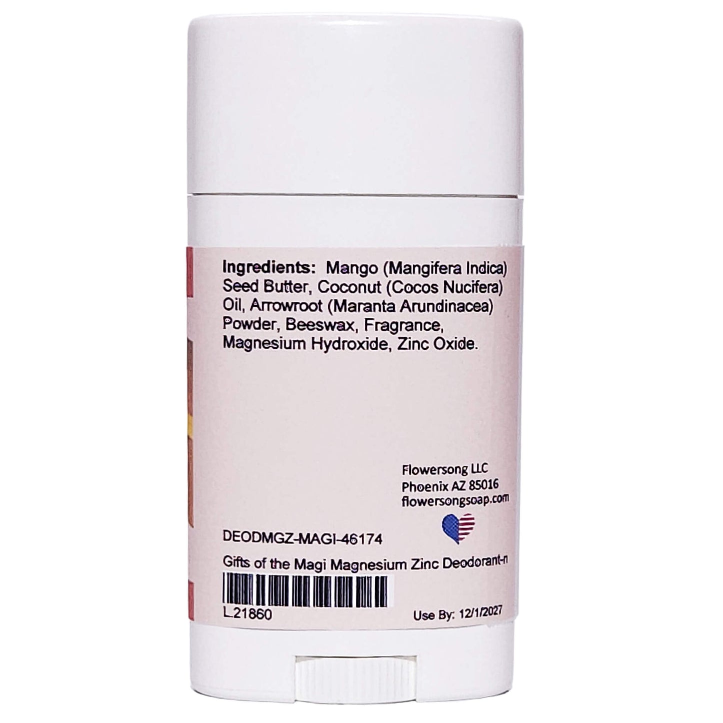 Gifts of the Magi Magnesium Zinc Deodorant (2.7 ounce) - Phthalate Free Fragrance