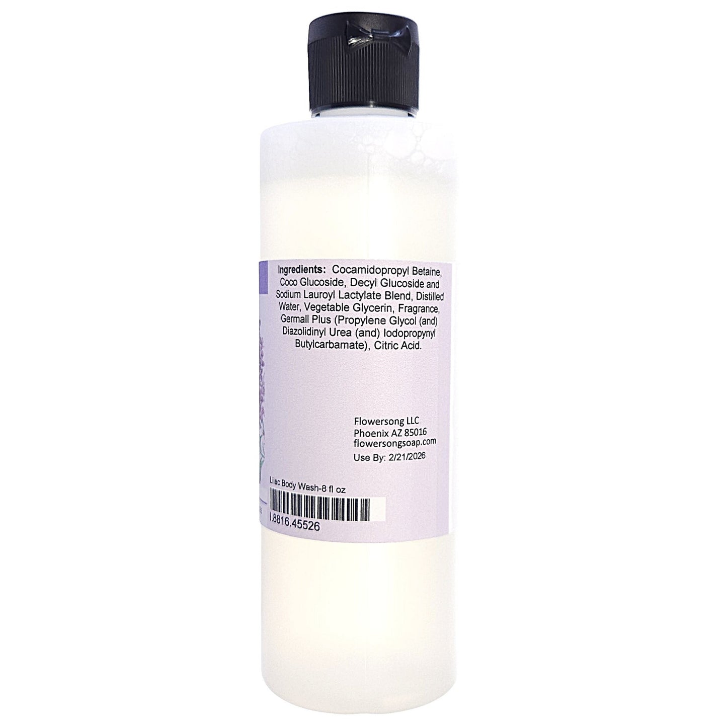 Lilac Body Wash (8 ounce) - Phthalate Free Fragrance