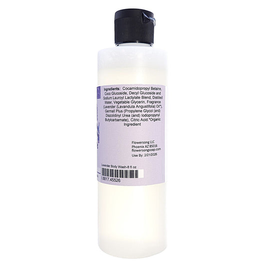 Lavender Body Wash (8 ounce) - Pure Essential Oil Fragrance