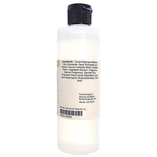 Birthday Cake Body Wash (8 ounce) - Natural Fragrance