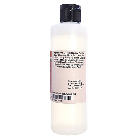 Fresh Cut Roses Body Wash (8 ounce) - Phthalate Free Fragrance