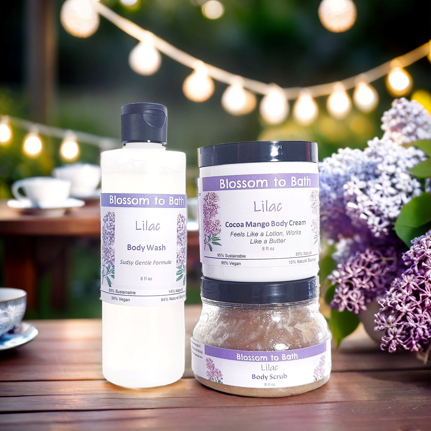 Lilac Blossom and Glow Gift Set - Phthalate Free Fragrance