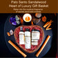 Palo Santo Sandalwood Heart of Luxury Gift Basket - Phthalate Free Fragrance