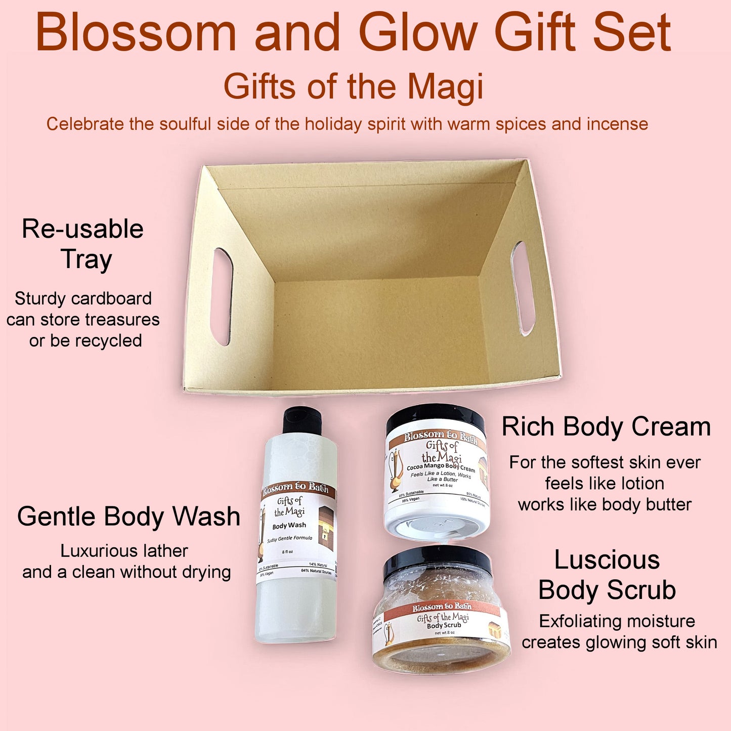 Gifts of the Magi Blossom and Glow Gift Set - Phthalate Free Fragrance