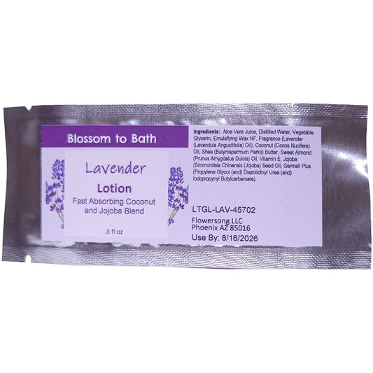 Buy Blossom to Bath Lavender Lotion from Flowersong Soap Studio.   Daily Use Lotion with a Lavender Scent that Soaks in Quickly to Soften and Smooth Skin .  Classic lavender scent that is relaxing and comforting.