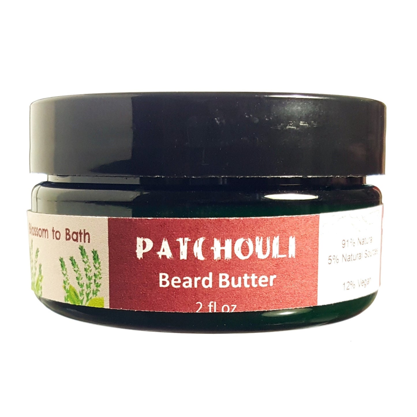 Patchouli Beard Butter (2 ounce) - Pure Essential Oil Fragrance