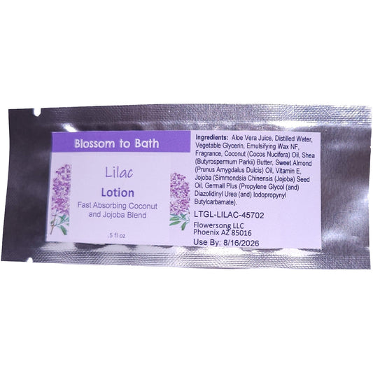 Buy Blossom to Bath Lilac Lotion from Flowersong Soap Studio.   Daily Use Lotion with a Lilac Scent that Soaks in Quickly to Soften and Smooth Skin .  The embodiment of spring flowers in the scent of a freshly blooming lilac bush