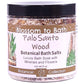 Buy Blossom to Bath Palo Santo Wood Botanical Bath Salts from Flowersong Soap Studio.   A Hand Selected Variety of Skin Loving Botanicals for a Luxurious Warm Woody Scented Soaking Experience .  Soulful warm Palo Santo blends with spices and herbs accented with Sandalwood.