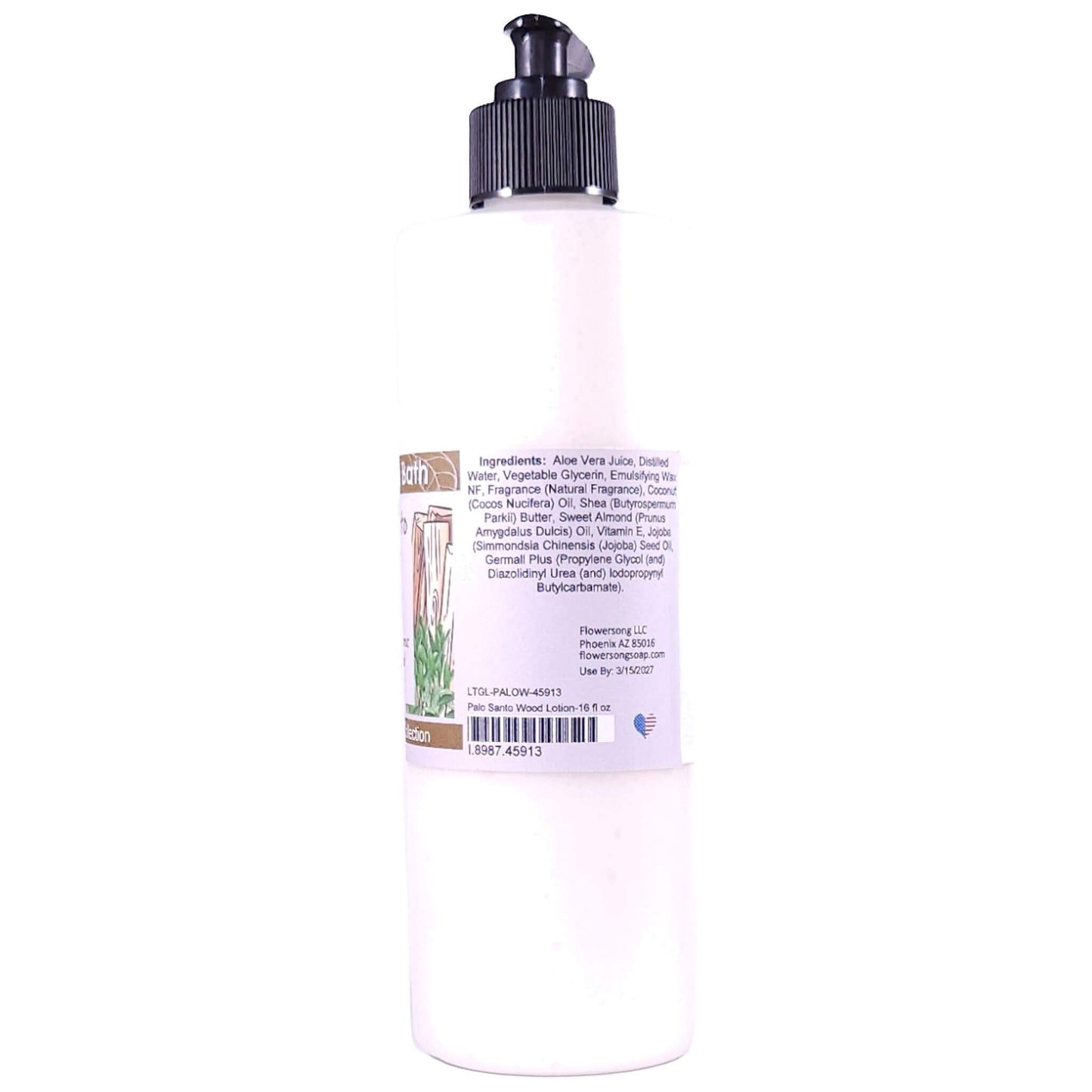 Palo Santo Wood Lotion (16 ounce) - Natural Fragrance
