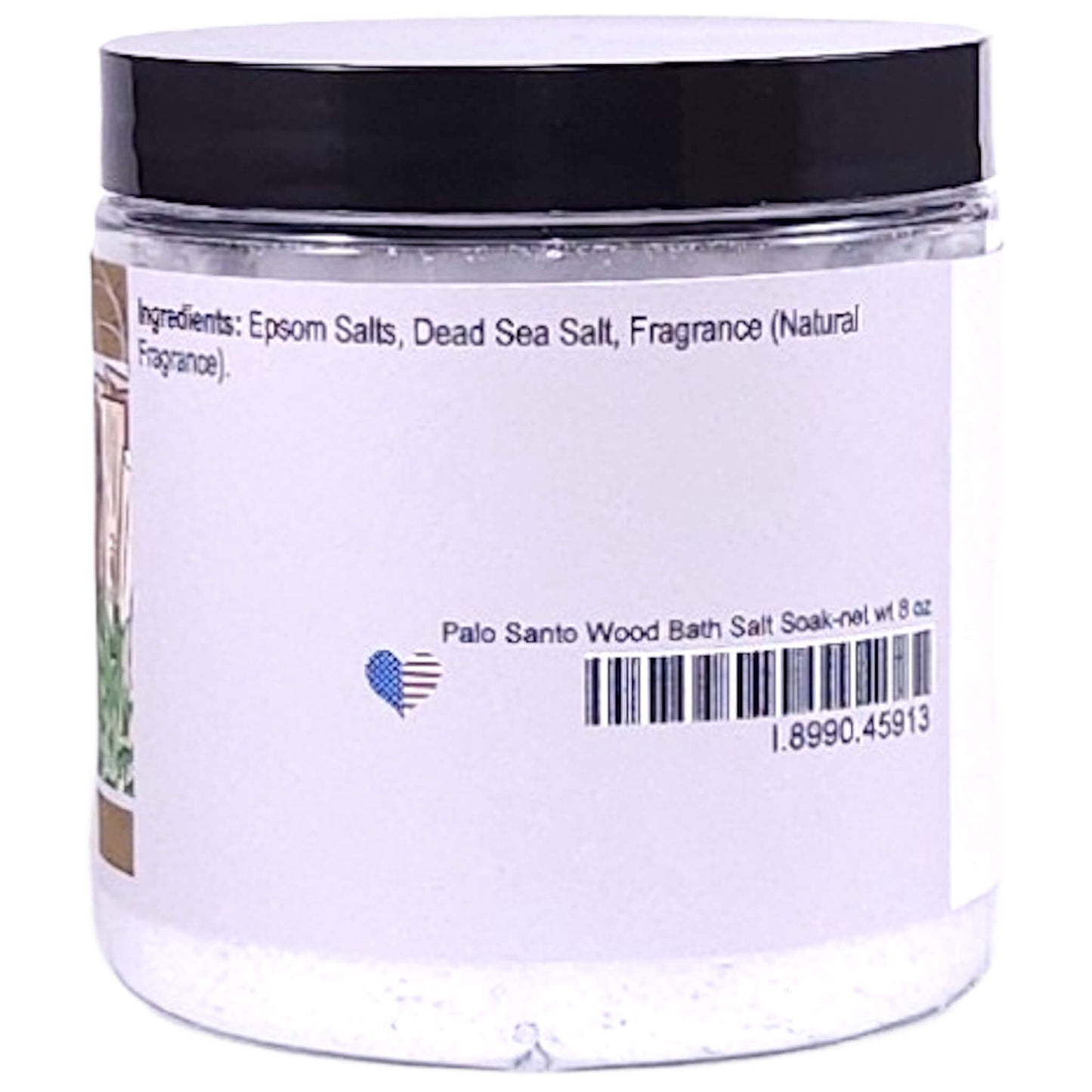 Palo Santo Wood Bath Salt Soak (8 ounce) - Natural Fragrance
