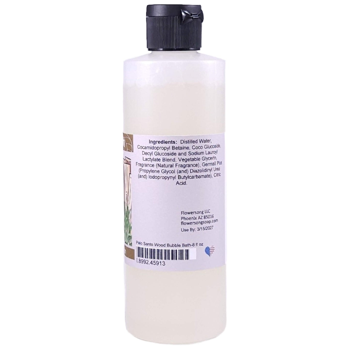 Palo Santo Wood Bubble Bath (8 ounce) - Natural Fragrance