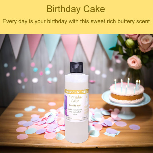 Birthday Cake Bubble Bath (8 ounce) - Natural Fragrance