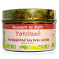 Patchouli Handpainted Soy Wax Candle (3.5 ounce) - Pure Essential Oil Fragrance