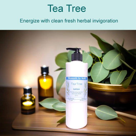 Tea Tree Lotion (16 ounce) - Pure Essential Oil Fragrance