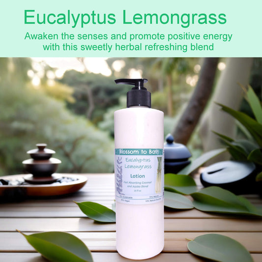 Eucalyptus Lemongrass Lotion (16 ounce) - Pure Essential Oil Fragrance