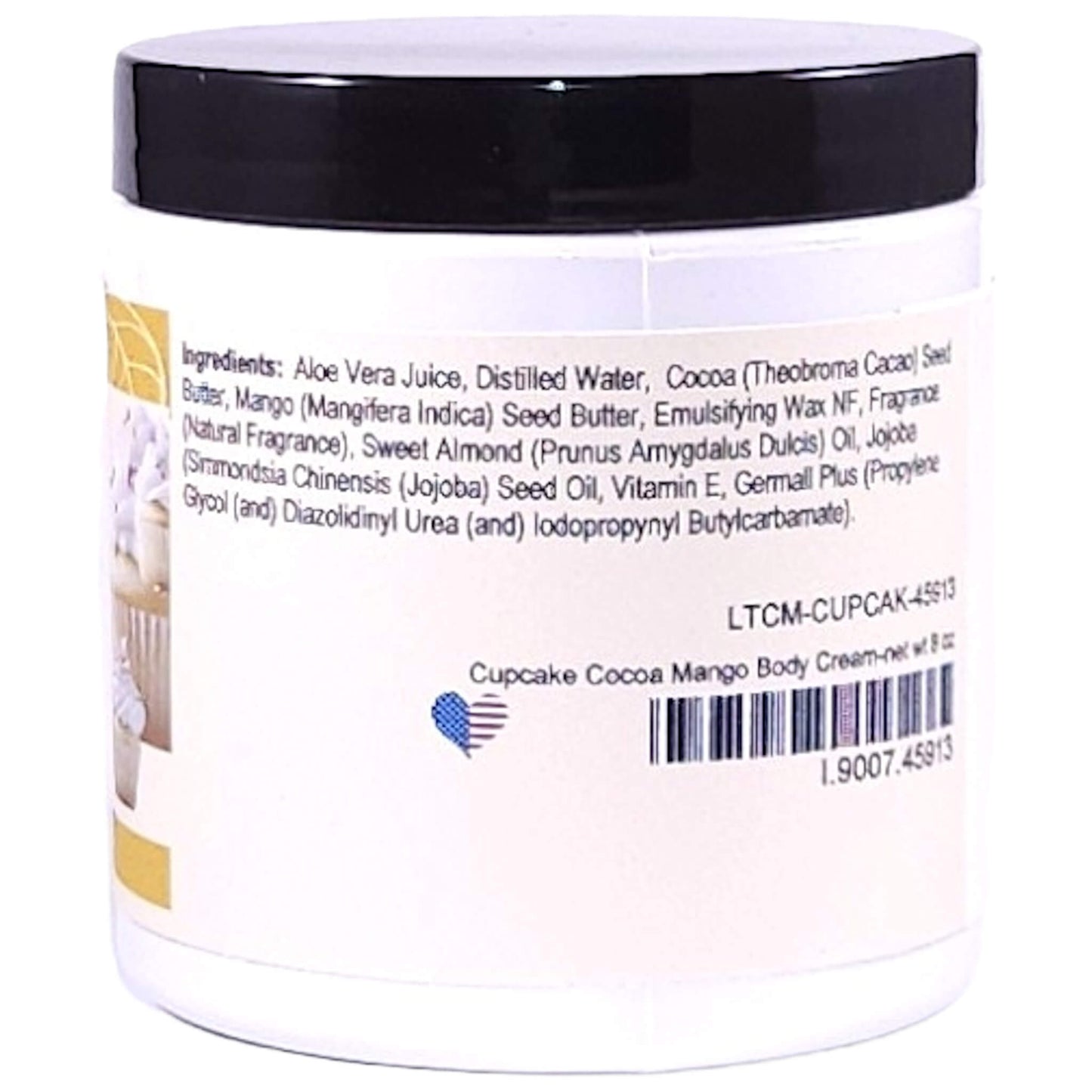 Cupcake Cocoa Mango Body Cream (8 Ounce) - Natural Fragrance