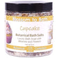 Buy Blossom to Bath Cupcake Botanical Bath Salts from Flowersong Soap Studio.   A Hand Selected Variety of Skin Loving Botanicals for a Luxurious Vanilla Cupcake Scented Soaking Experience .  The essence of a vanilla buttercream frosted bakery fresh cupcake.