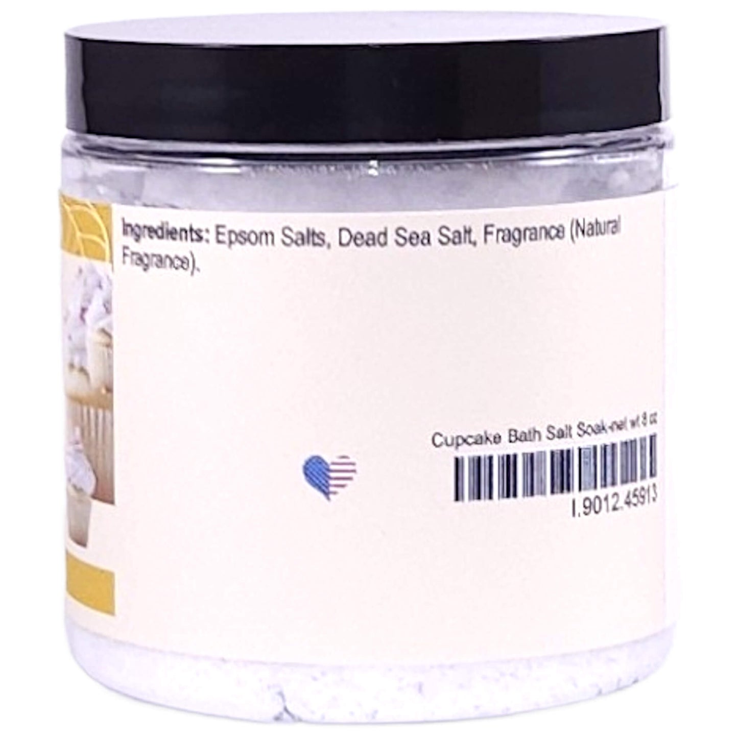 Cupcake Bath Salt Soak (8 ounce) - Natural Fragrance