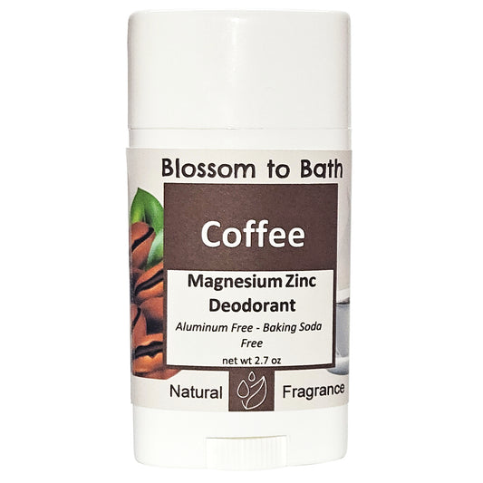 Coffee Magnesium Zinc Deodorant (2.7 ounce) - Natural Fragrance