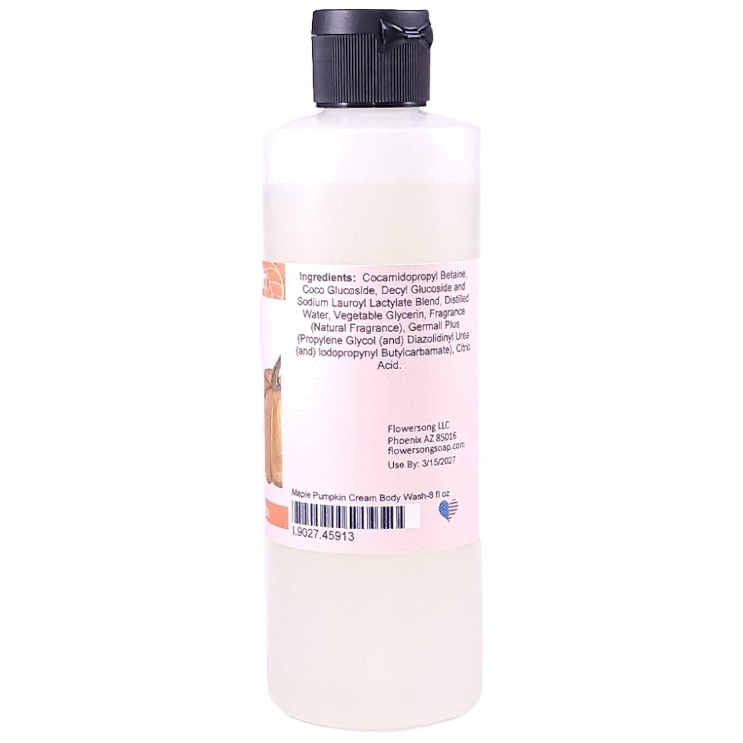 Maple Pumpkin Cream Body Wash (8 Ounce) - Natural Fragrance