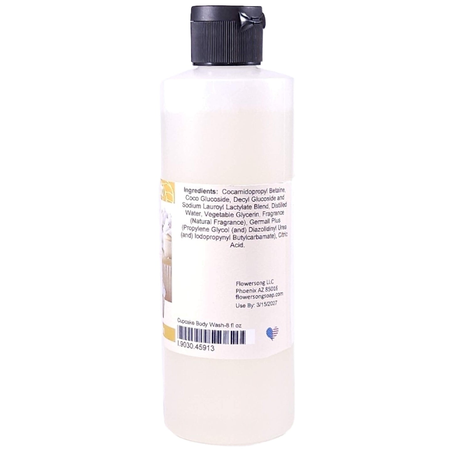 Cupcake Body Wash (8 Ounce) - Natural Fragrance