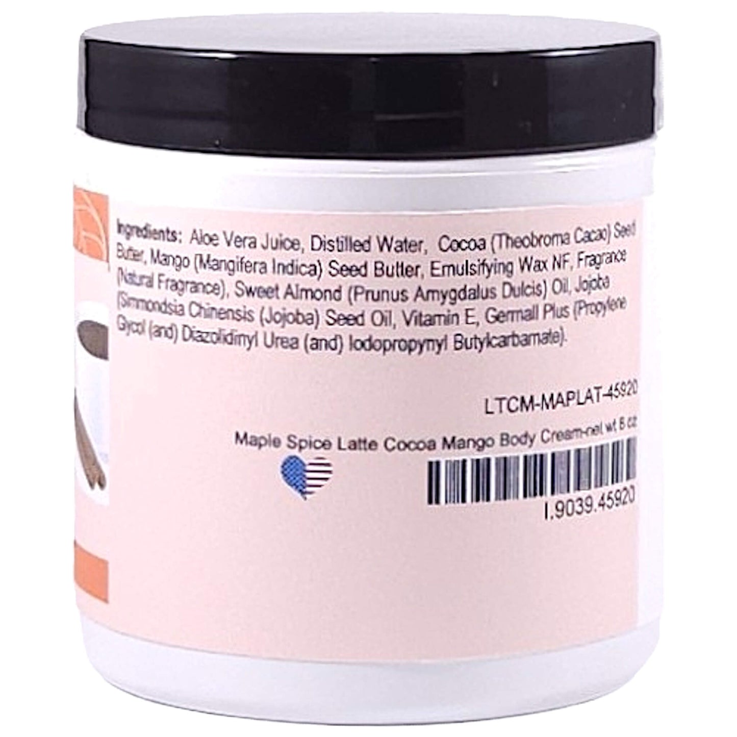 Maple Spice Latte Cocoa Mango Body Cream (8 Ounce) - Natural Fragrance