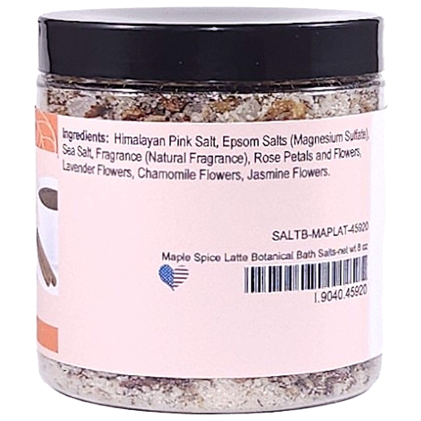 Maple Spice Latte Botanical Bath Salts (8 ounce) - Natural Fragrance