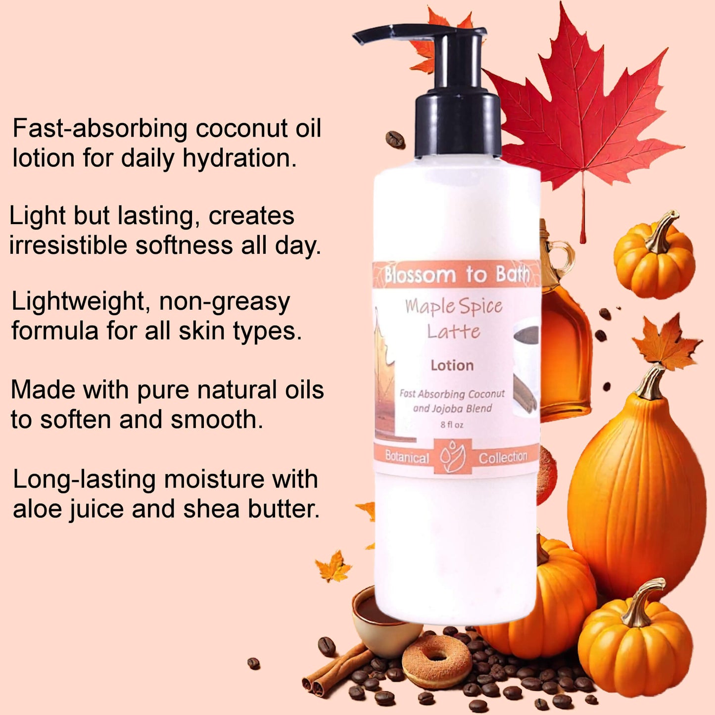 Maple Spice Latte Lotion (8 Ounce) - Natural Fragrance