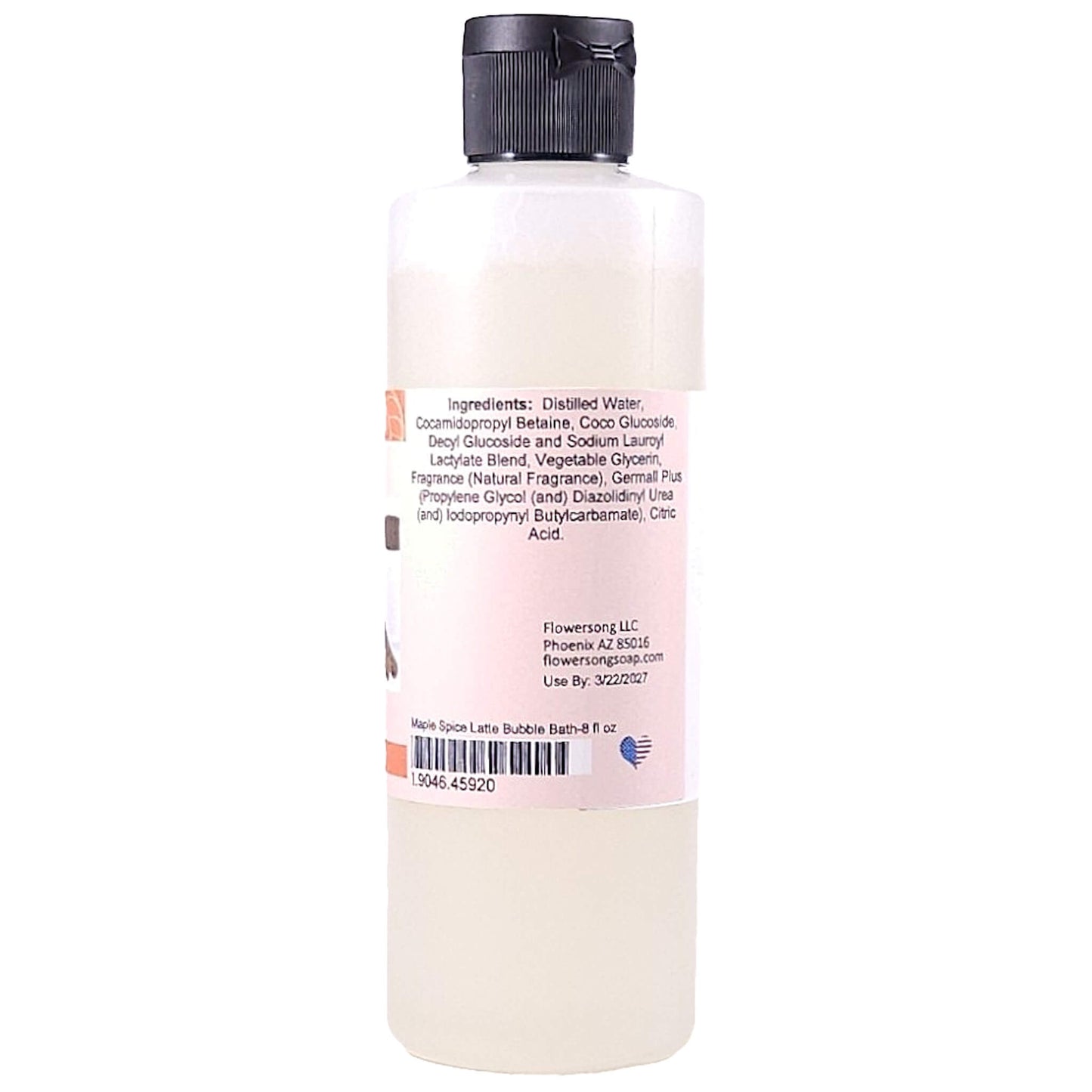 Maple Spice Latte Bubble Bath (8 ounce) - Natural Fragrance