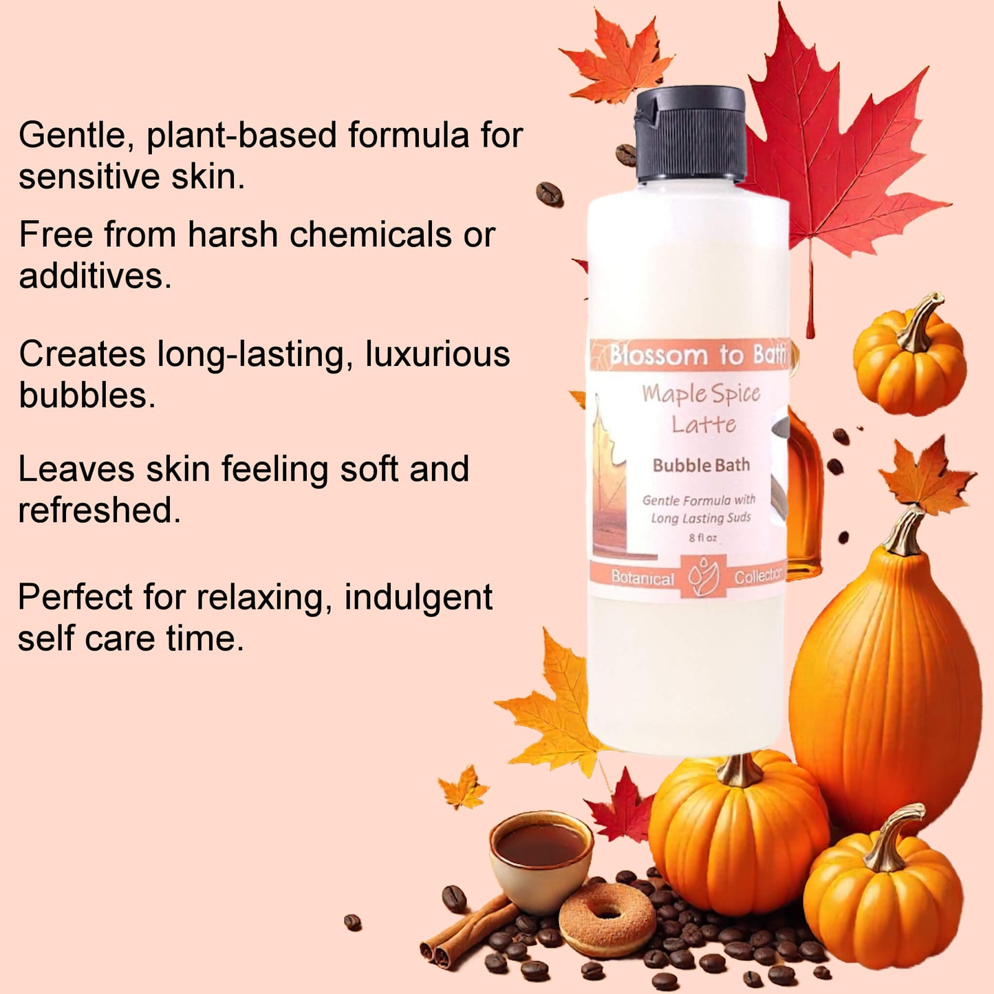 Maple Spice Latte Bubble Bath (8 ounce) - Natural Fragrance