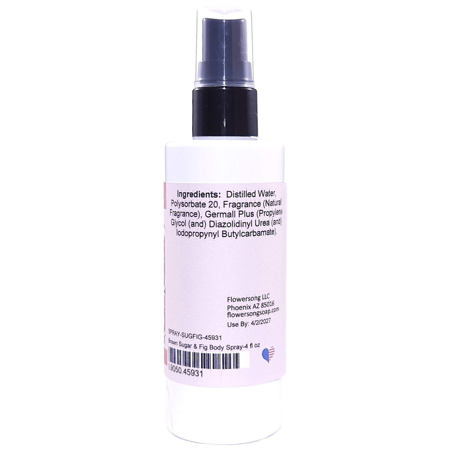Brown Sugar & Fig Body Spray (4 Ounce) - Natural Fragrance