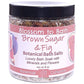 Buy Blossom to Bath Brown Sugar & Fig Botanical Bath Salts from Flowersong Soap Studio.   A Hand Selected Variety of Skin Loving Botanicals for a Luxurious Sweet and Fruity Scented Soaking Experience .  A warm, syrupy blend of fig and brown sugar that feels cozy, sweet, and naturally indulgent.