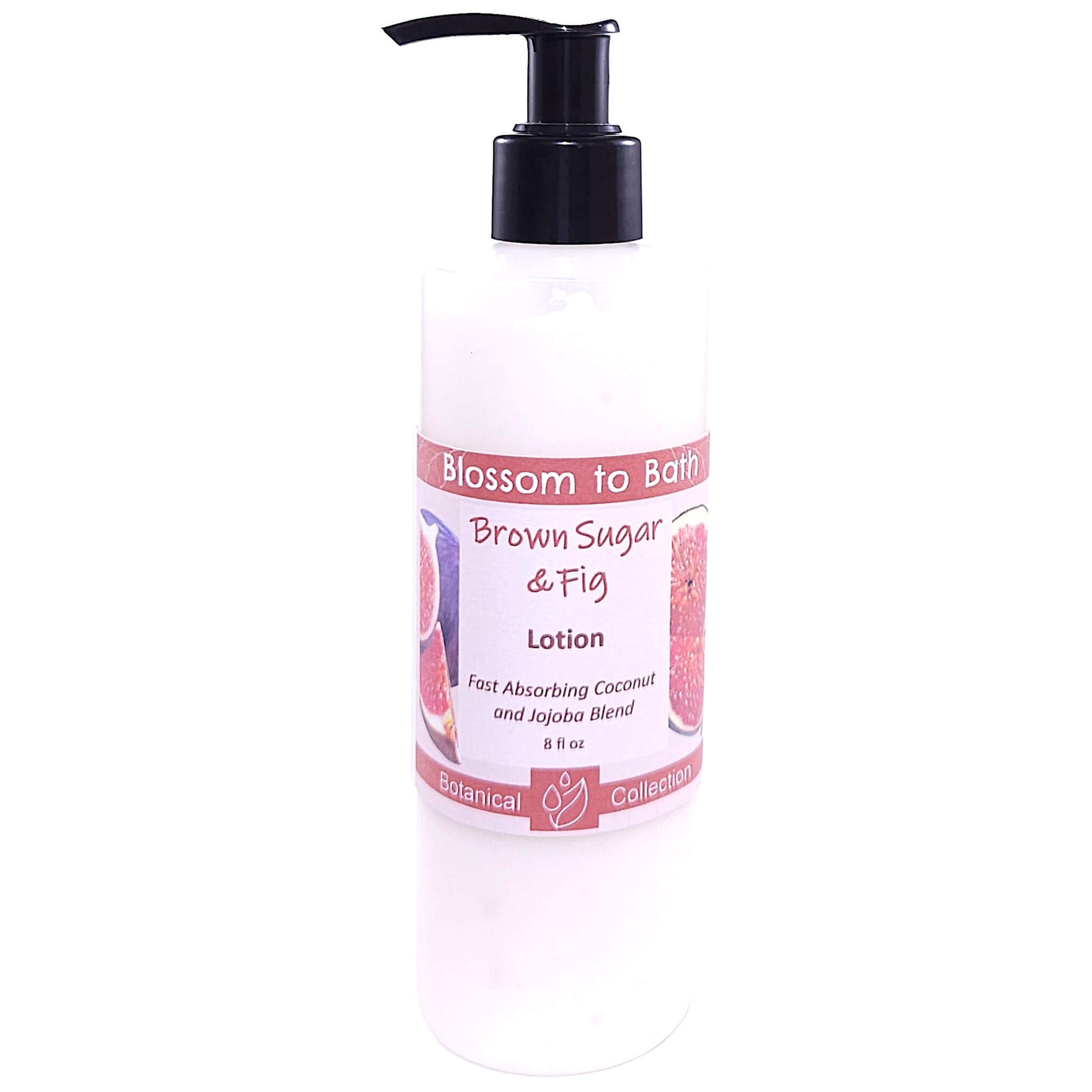 Buy Blossom to Bath Brown Sugar & Fig Lotion from Flowersong Soap Studio.   Daily Use Lotion with a Sweet and Fruity Scent that Soaks in Quickly to Soften and Smooth Skin .  A warm, syrupy blend of fig and brown sugar that feels cozy, sweet, and naturally indulgent.