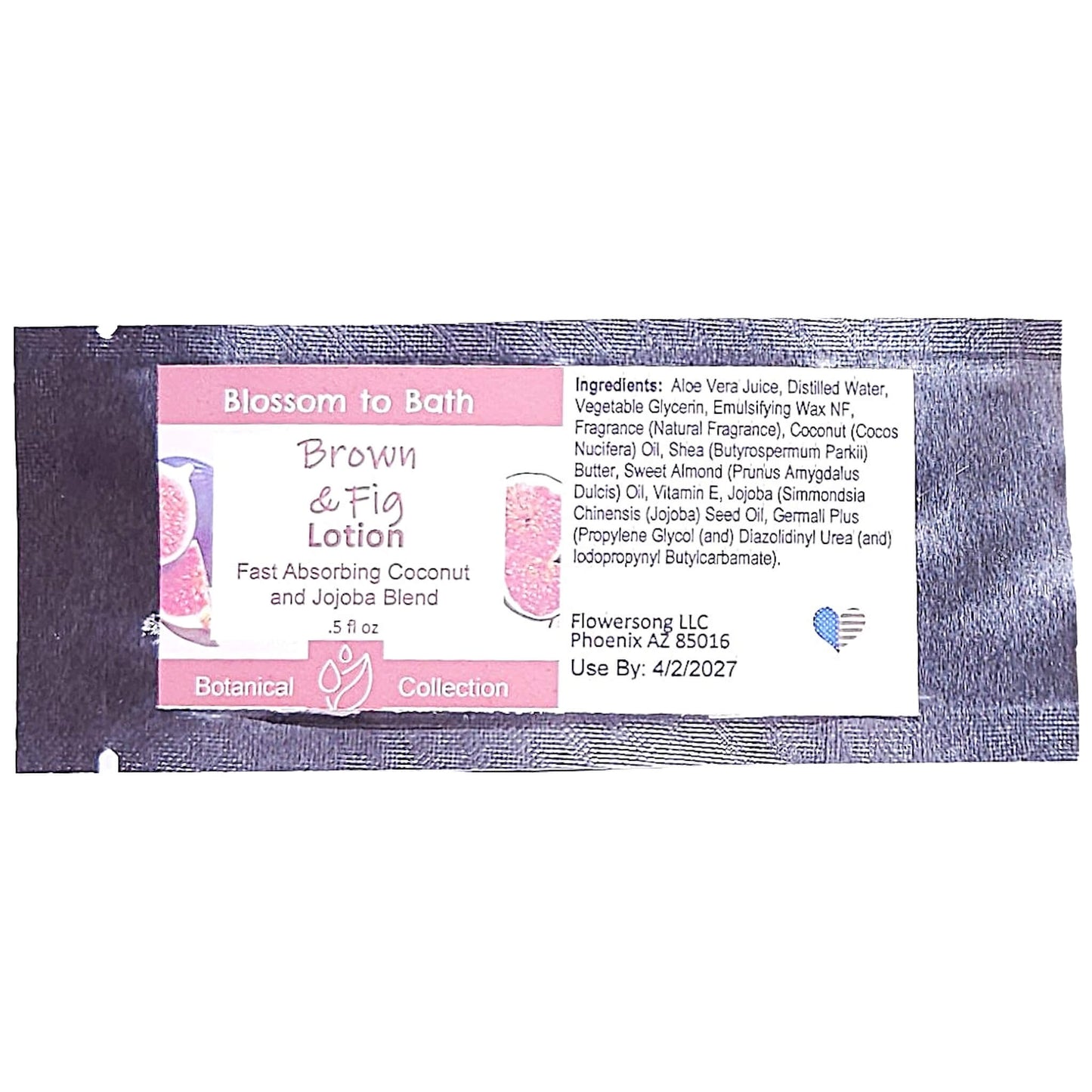 Buy Blossom to Bath Brown Sugar & Fig Lotion from Flowersong Soap Studio.   Daily Use Lotion with a Sweet and Fruity Scent that Soaks in Quickly to Soften and Smooth Skin .  A warm, syrupy blend of fig and brown sugar that feels cozy, sweet, and naturally indulgent.