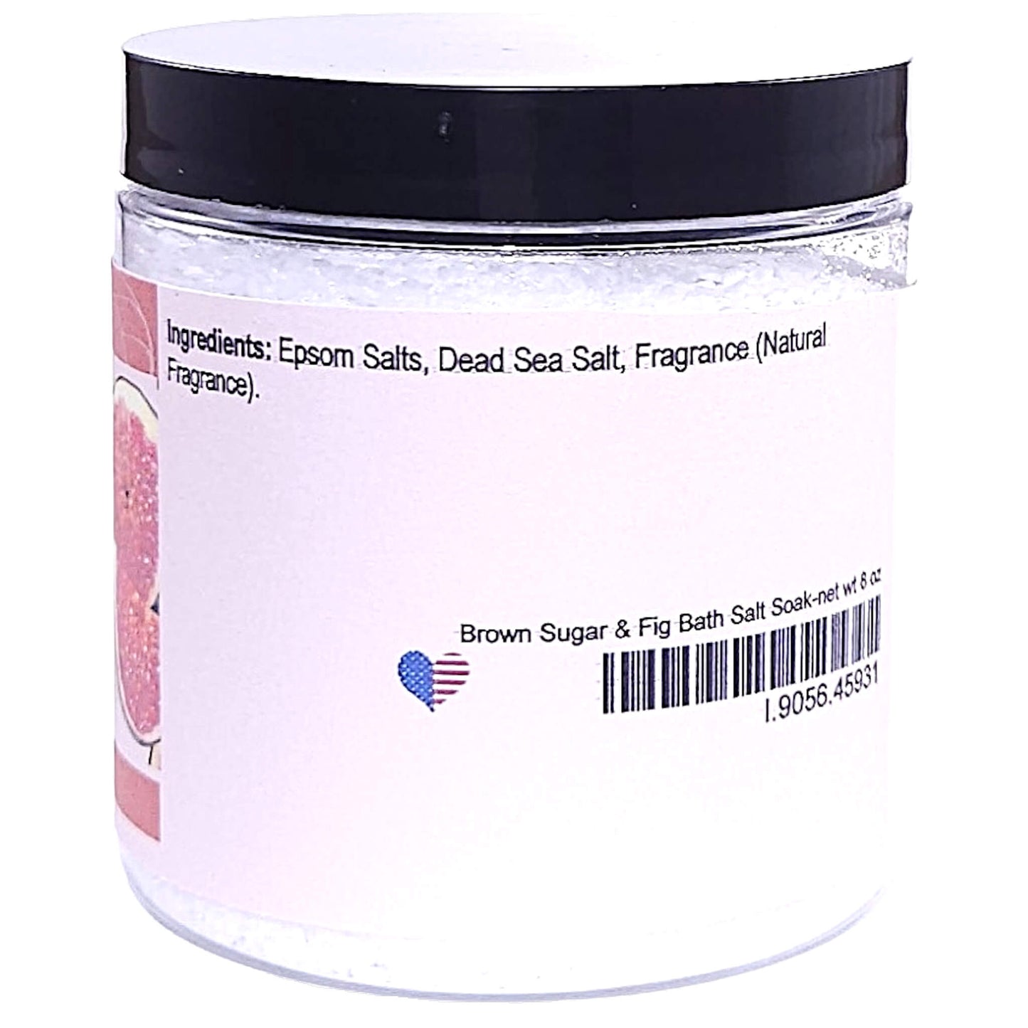 Brown Sugar & Fig Bath Salt Soak (8 ounce) - Natural Fragrance